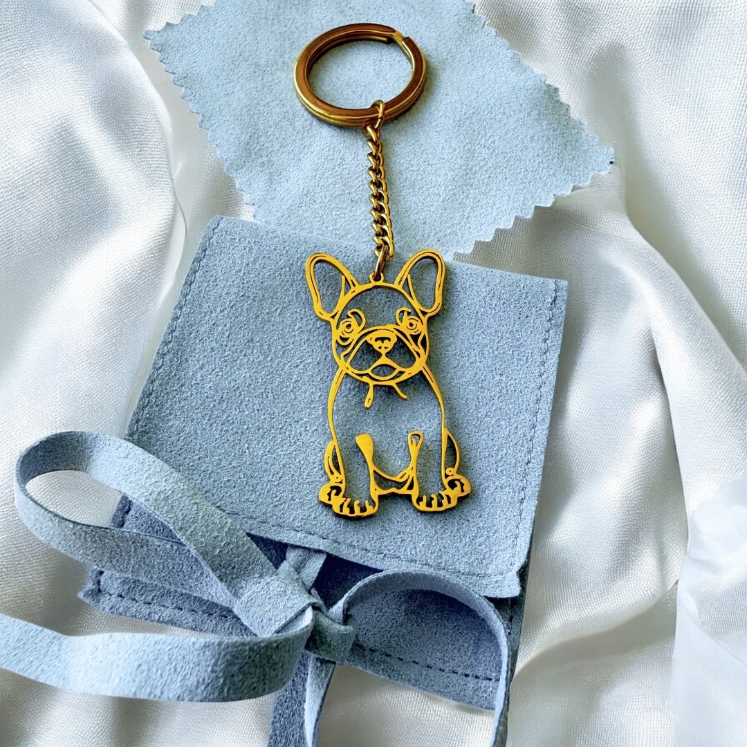 Frenchie Key Chain