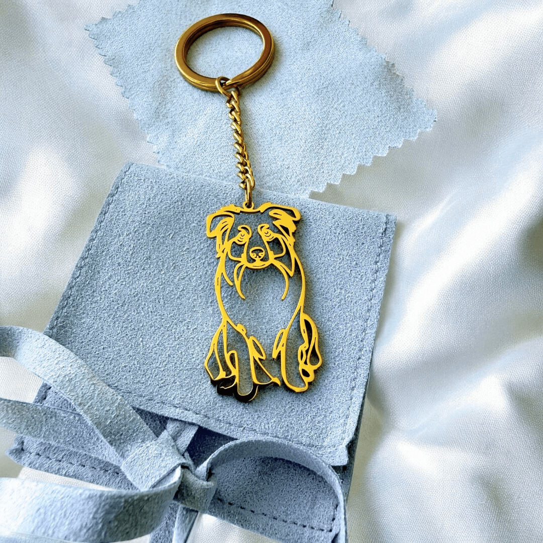 Collie Key Chain - Pooch Luxury