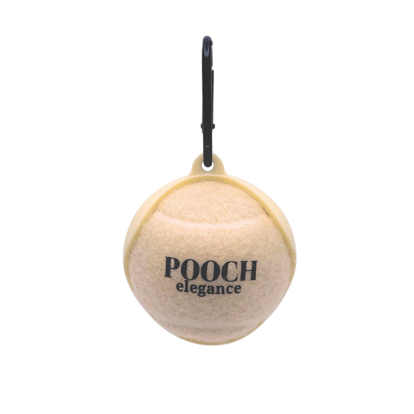 Dog Tennis Ball & Holder - Pastel Yellow - Pooch Luxury