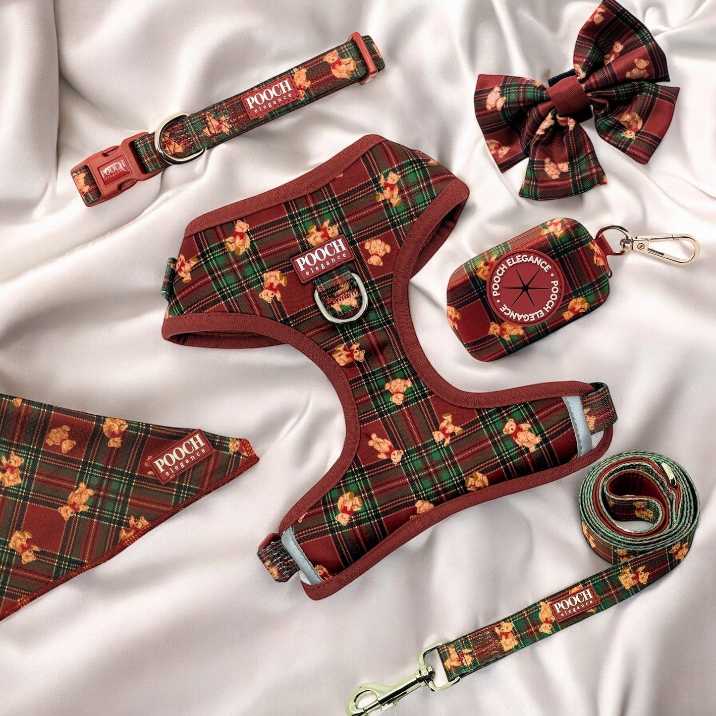 Highland Bear Adjustable Dog Harness - Pooch Luxury