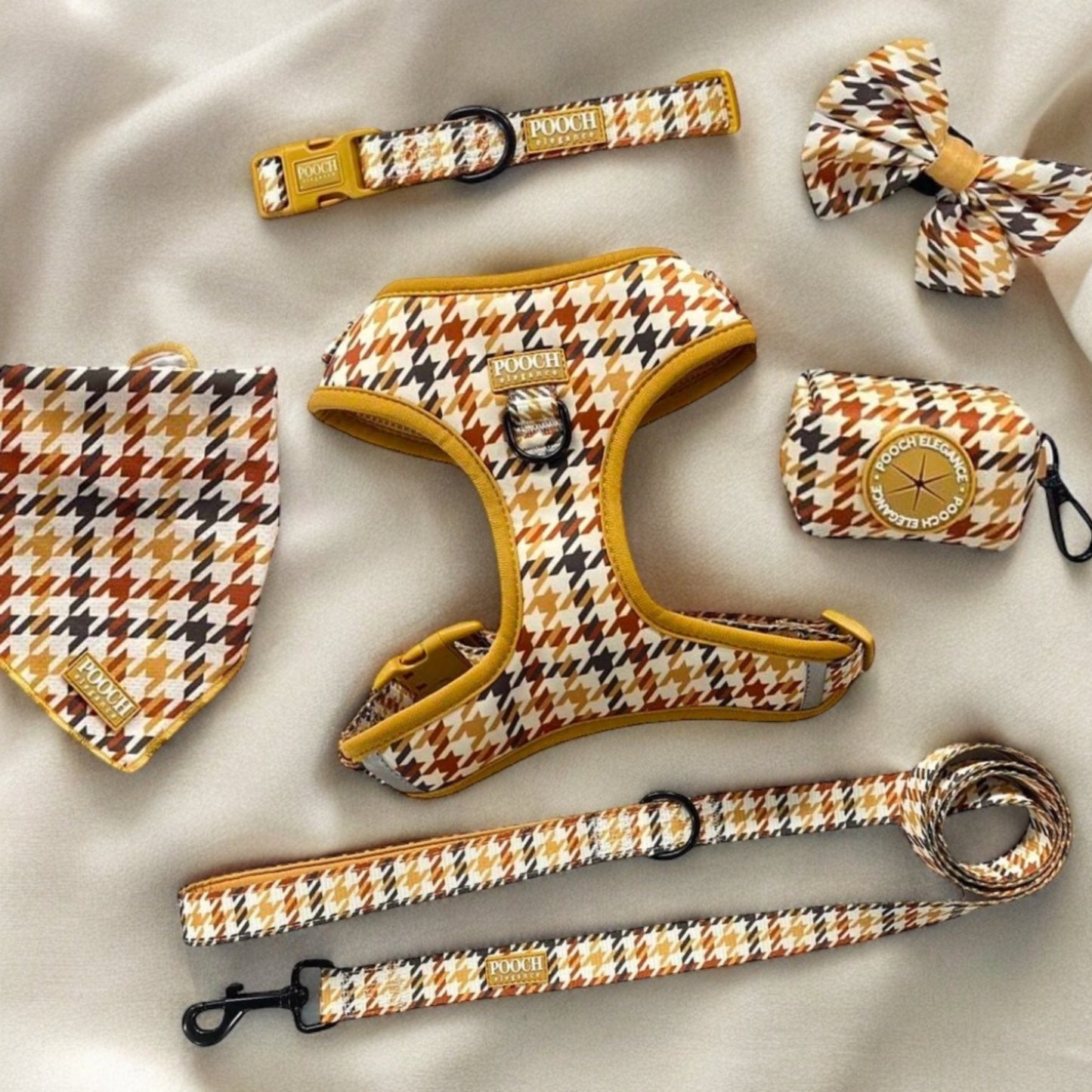 Houndstooth - Beau Sailor Bow Tie - Pooch Luxury