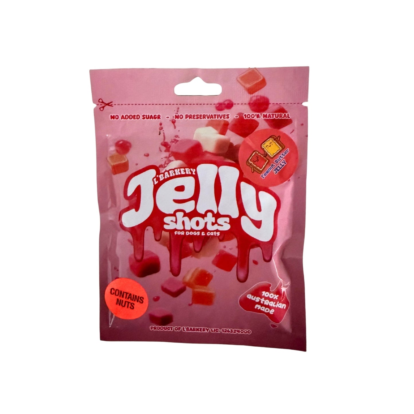 Jelly Shots - Peanut Butter Jelly - Pooch Luxury