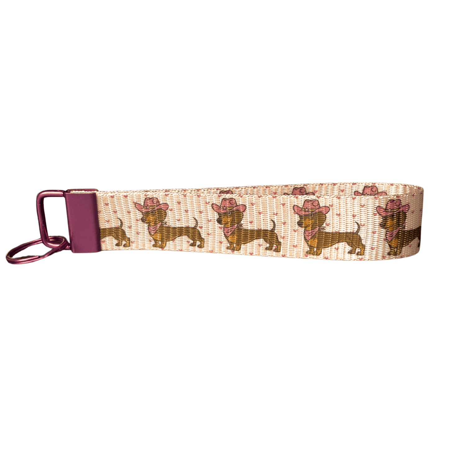 Key Fob - Cowgirl Dachshund - Pooch Luxury