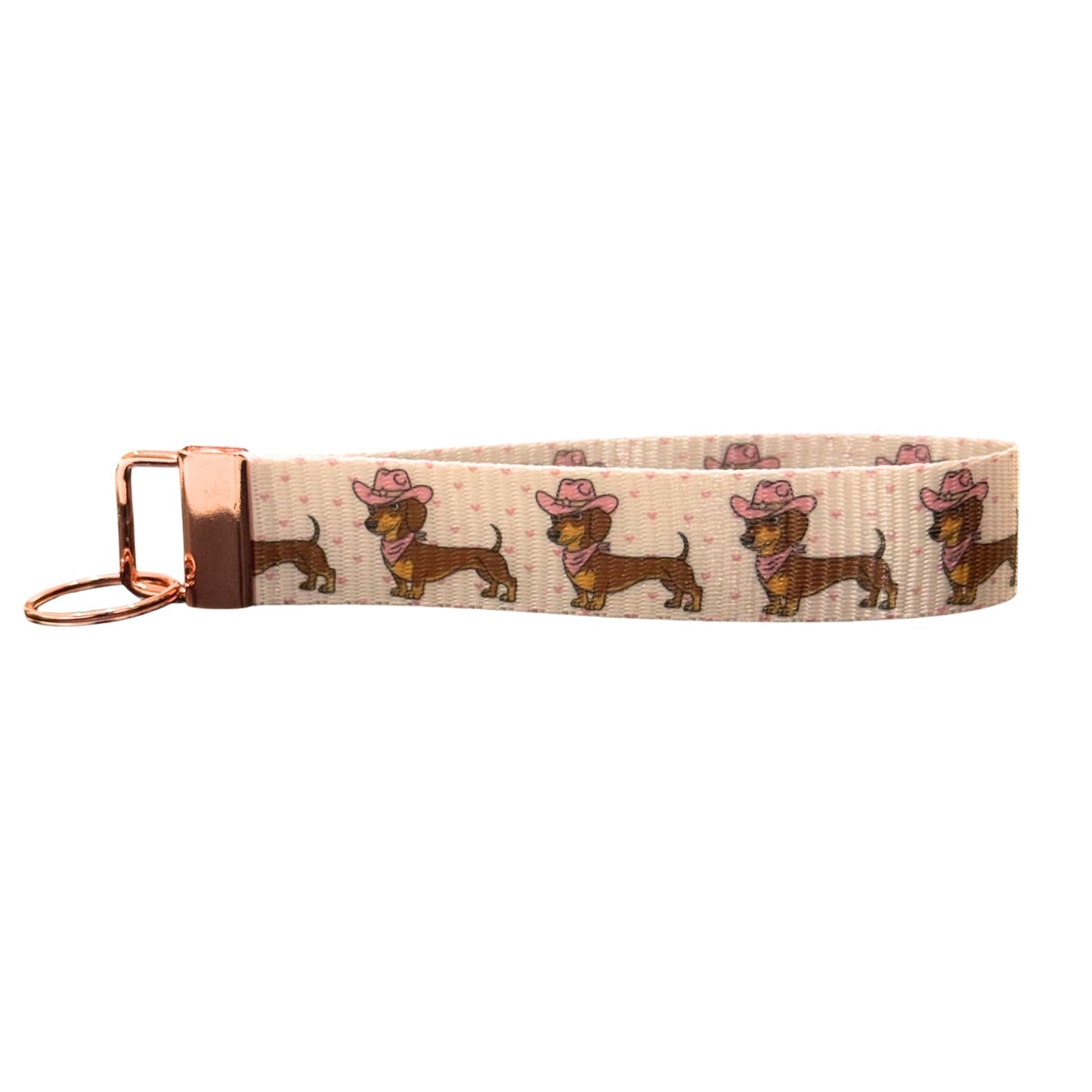 Key Fob - Cowgirl Dachshund - Pooch Luxury