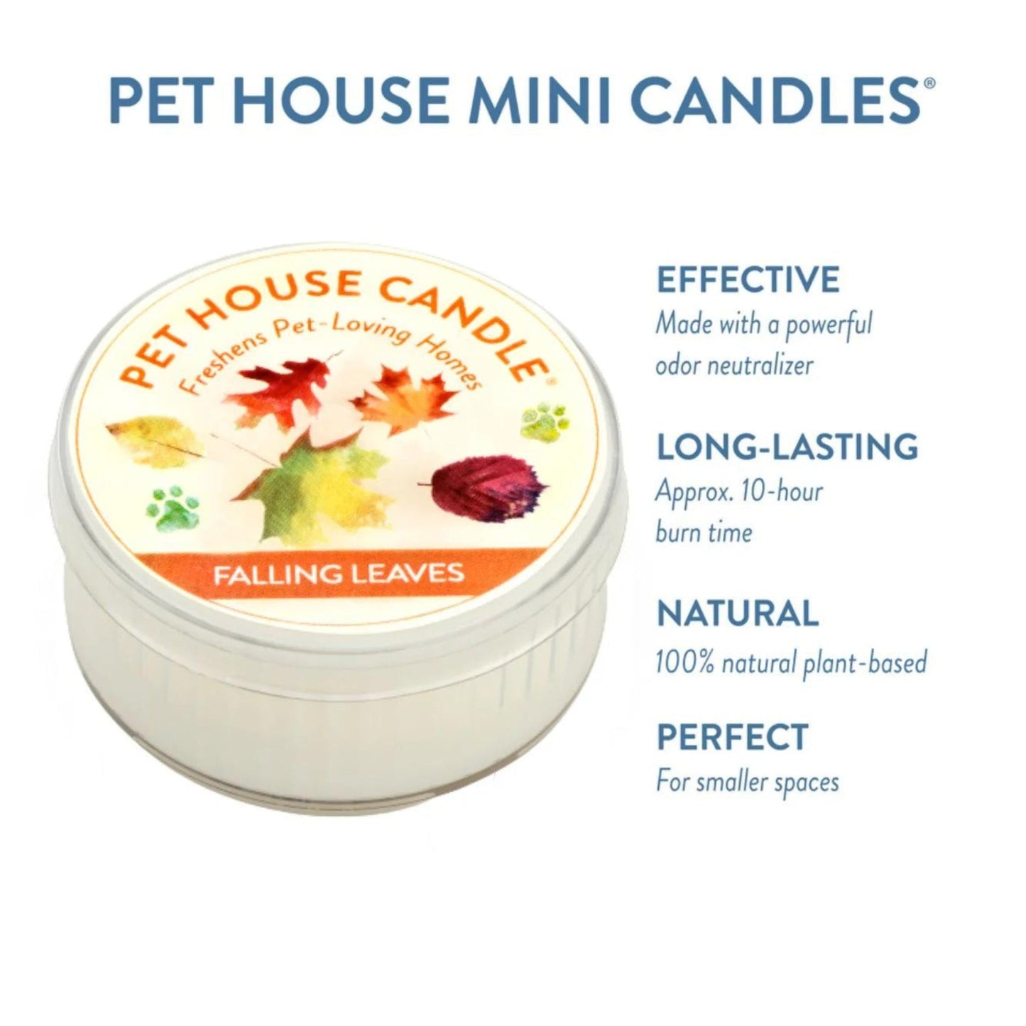 One Fur All Pet House Mini Candle - Falling Leaves - Pooch Luxury