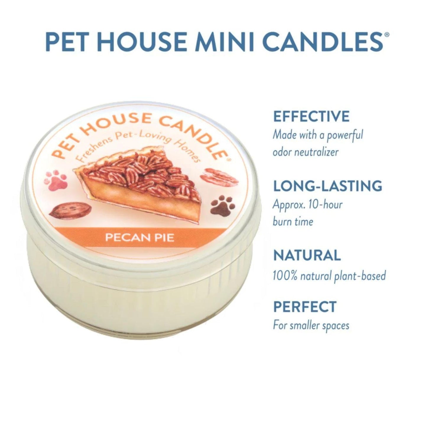 One Fur All Pet House Mini Candle - Pecan Pie - Pooch Luxury