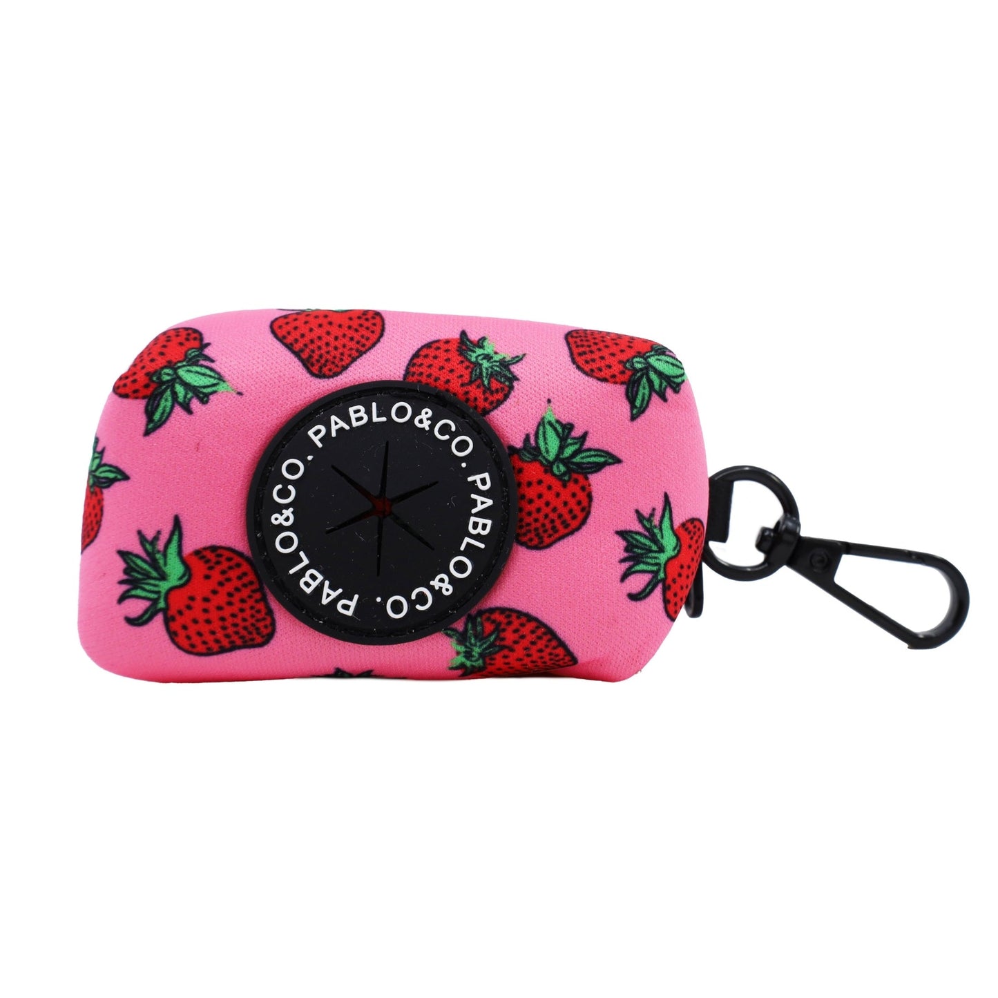 Strawberries Poop Bag Holder - Pooch Luxury
