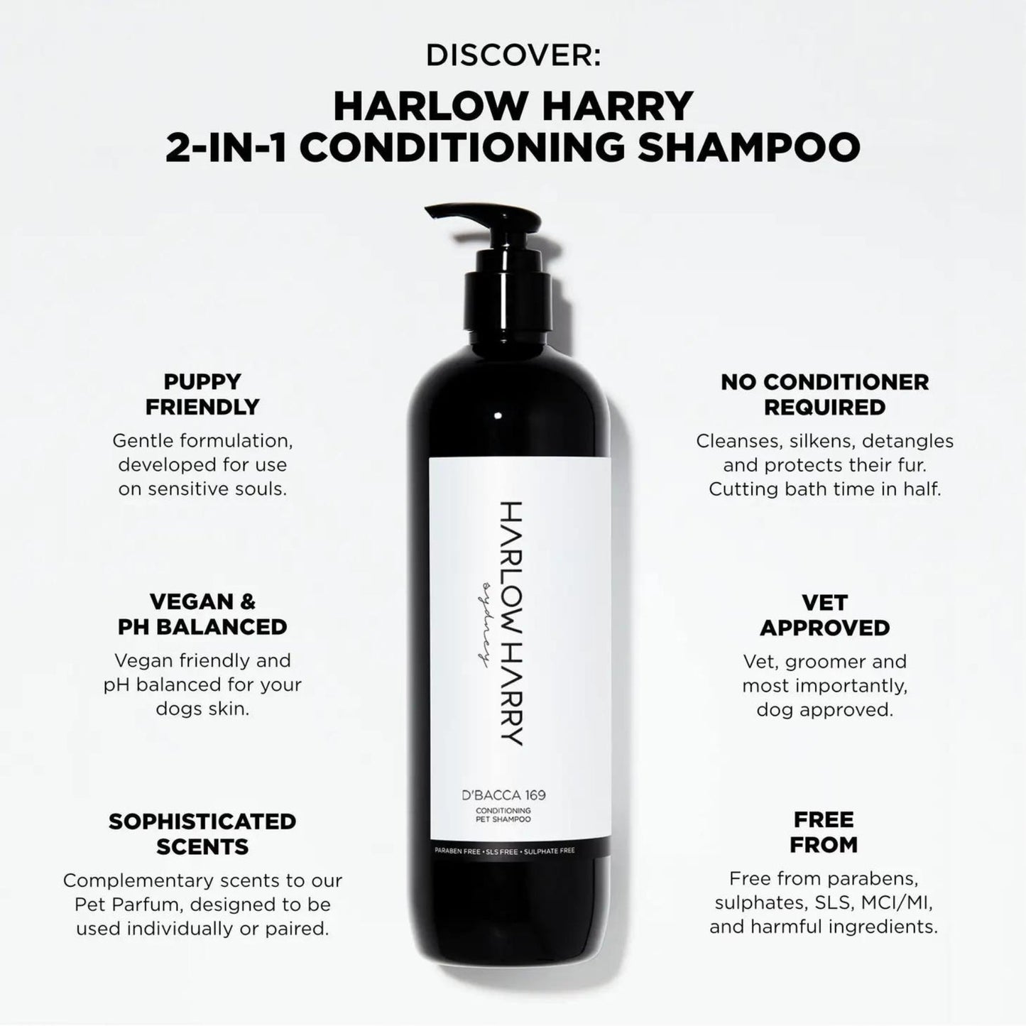 2-in-1 Conditioning Dog Shampoo - D'bacca 169 - Pooch Luxury