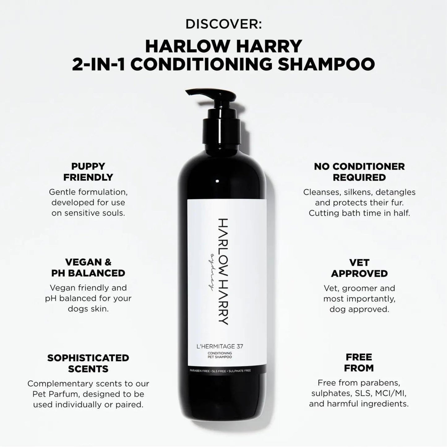 2-in-1 Conditioning Dog Shampoo - L'hermitage 37 - Pooch Luxury