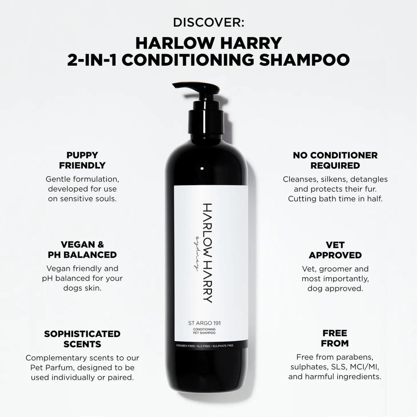 2-in-1 Conditioning Dog Shampoo - St Argo 191 - Pooch Luxury