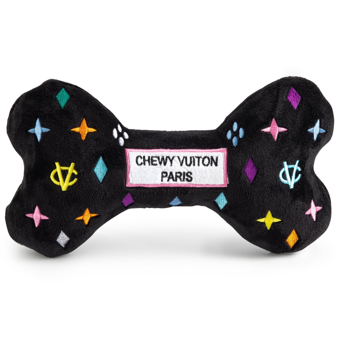 Black Monogram Chewy Vuiton Bone - Pooch Luxury