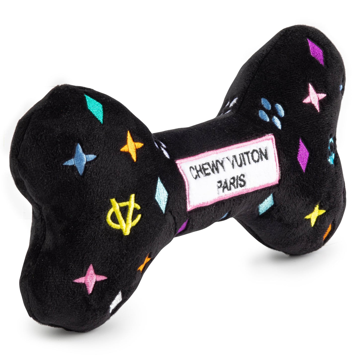 Black Monogram Chewy Vuiton Bone - Pooch Luxury