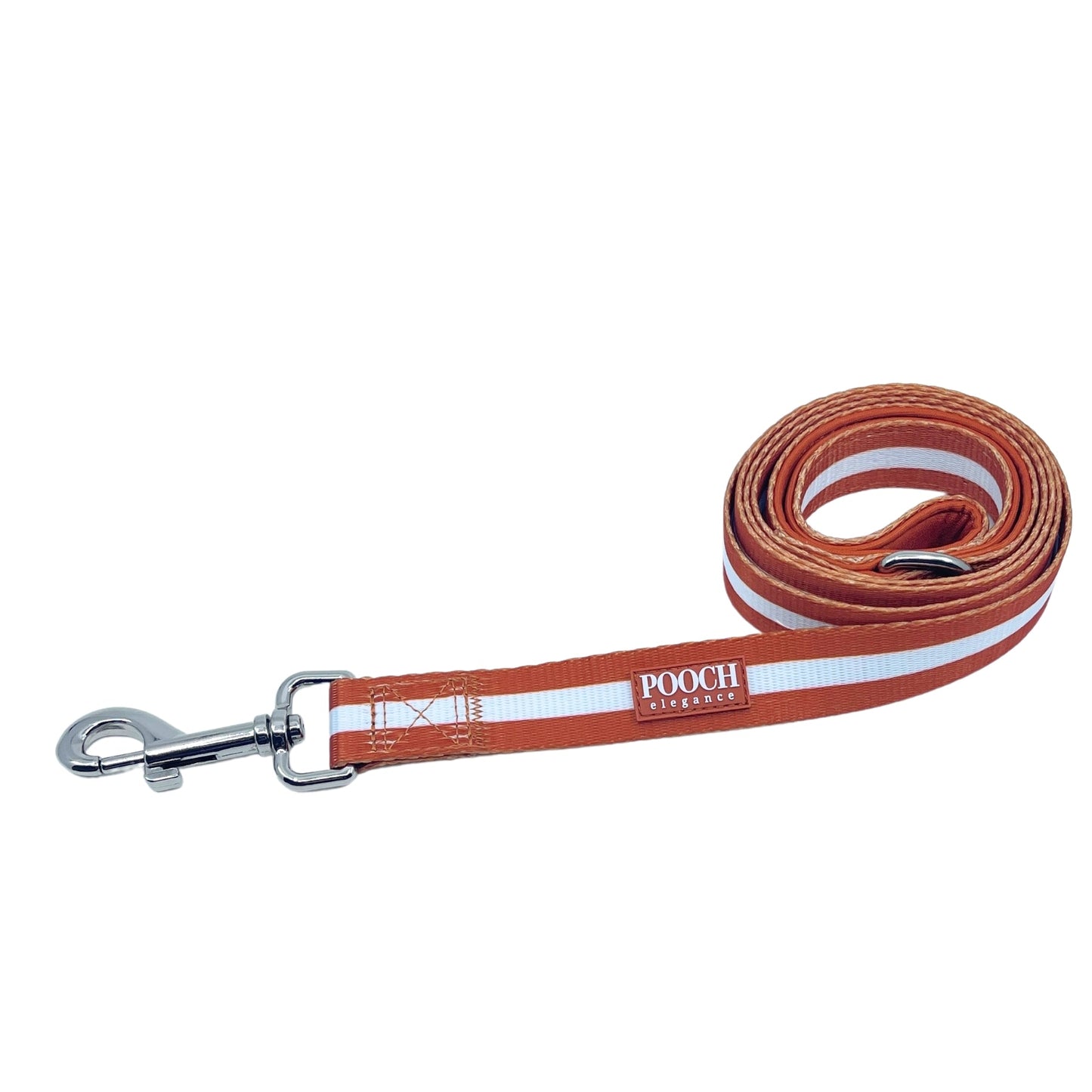 Carnival Stripe - Caramel Dog Leash - Pooch Luxury