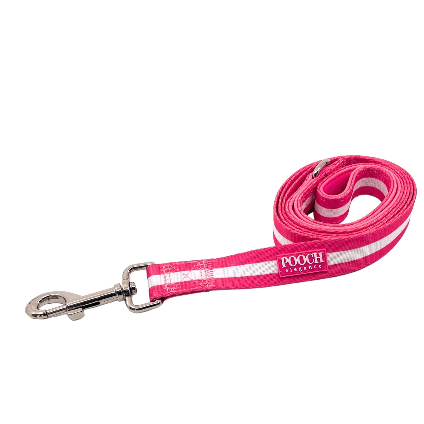 Carnival Stripe - Pink Dog Leash - Pooch Luxury