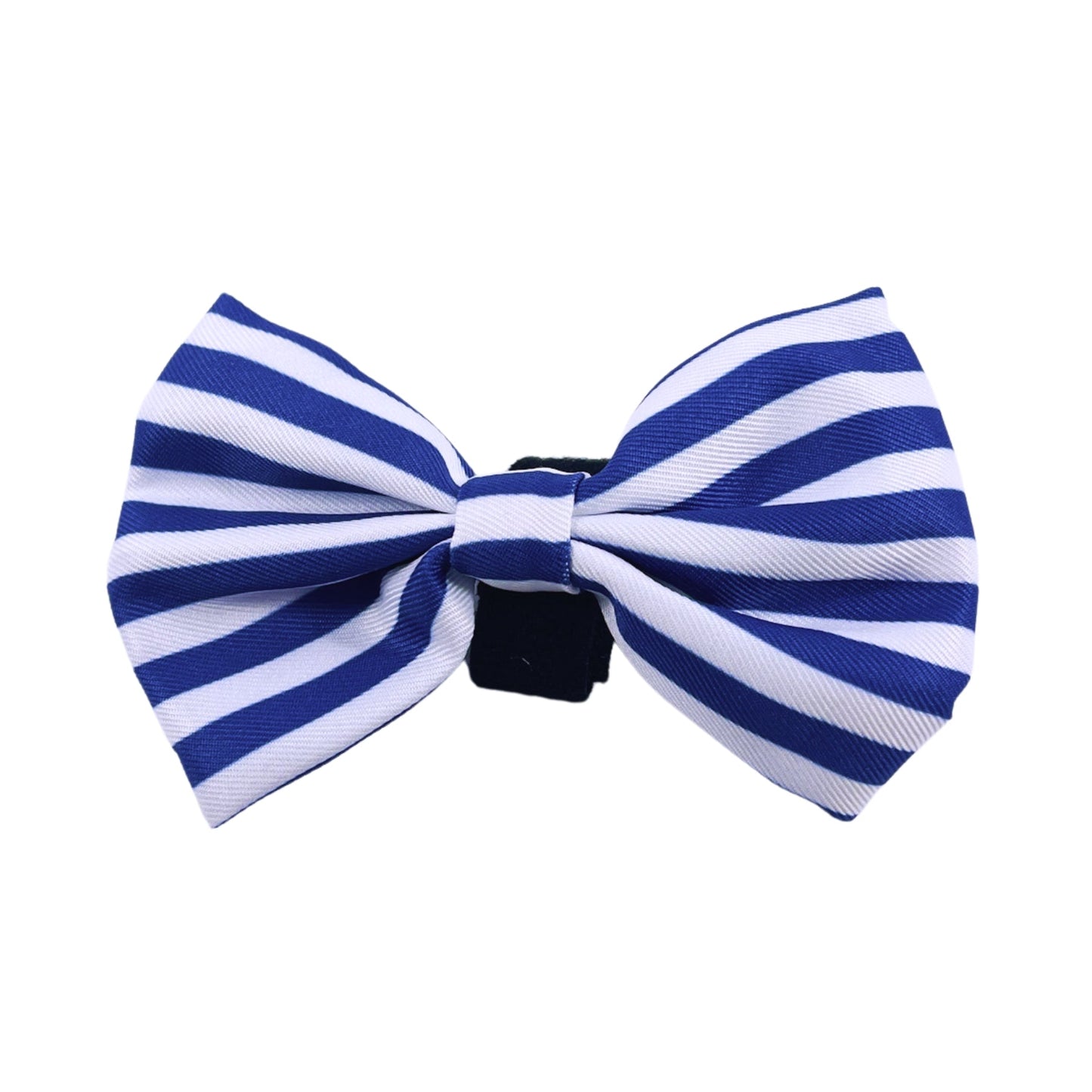 Carnival Stripe - Royal Blue Bow Tie - Pooch Luxury