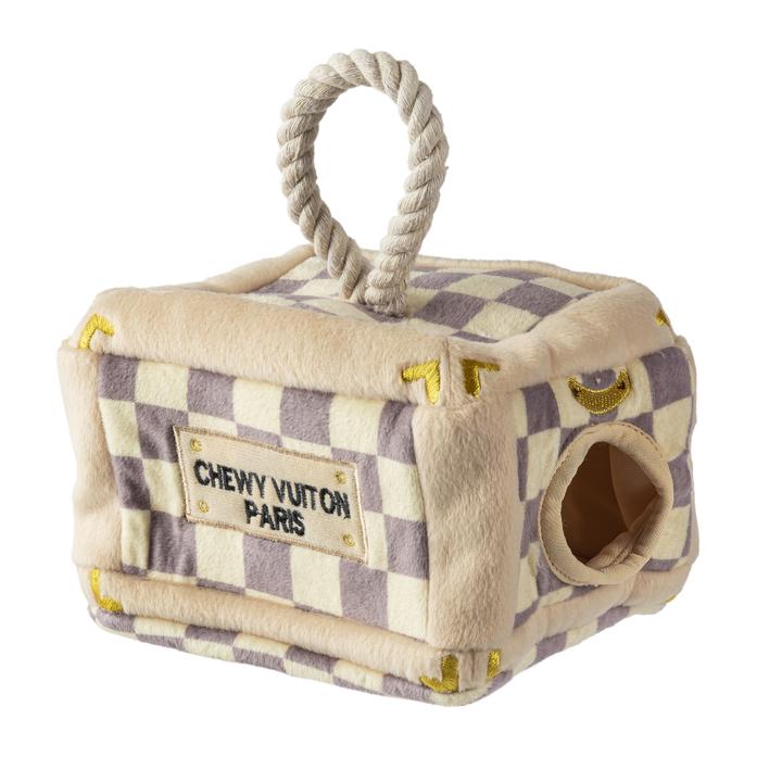 Checker Chewy Vuiton Trunk - Pooch Luxury