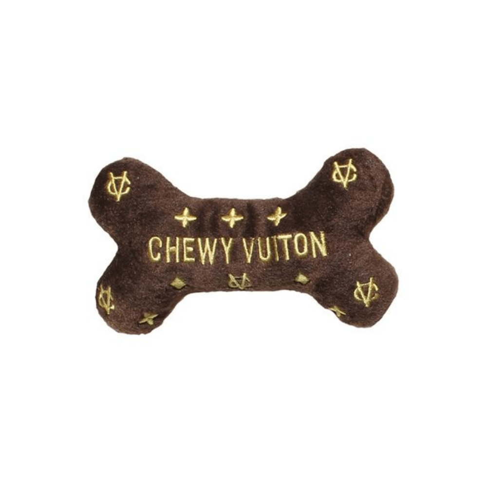 Chewy Vuiton Bone Dog Toy Pooch Luxury
