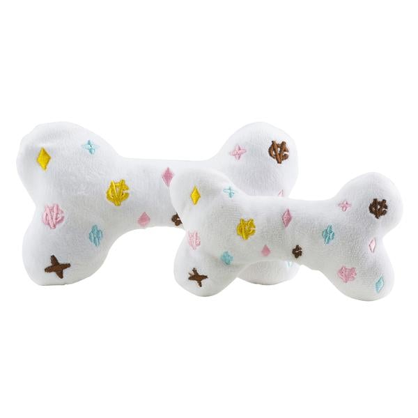 Chewy Vuiton White Bone Toy - Pooch Luxury