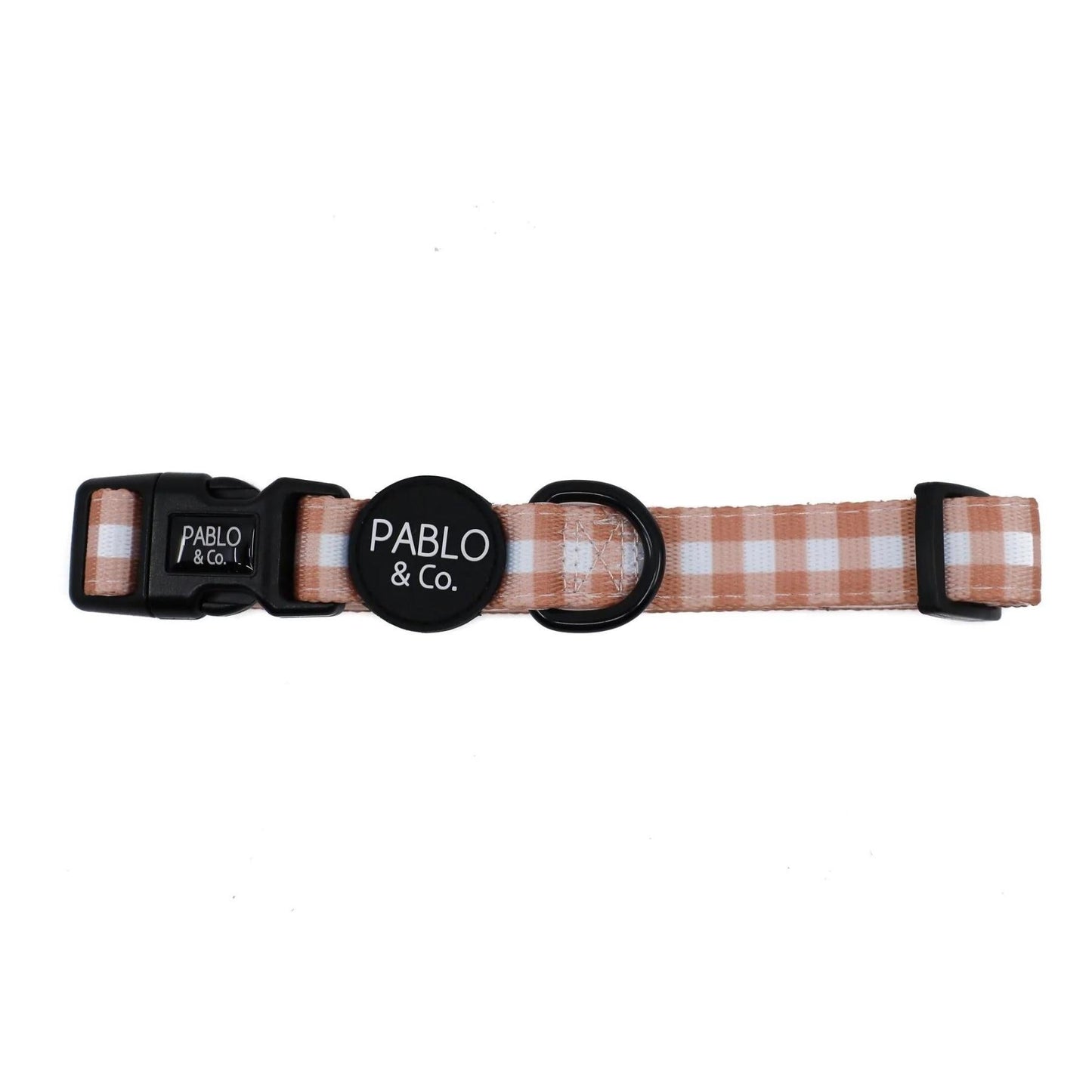 Chocolate Gingham Collar - Pooch Luxury