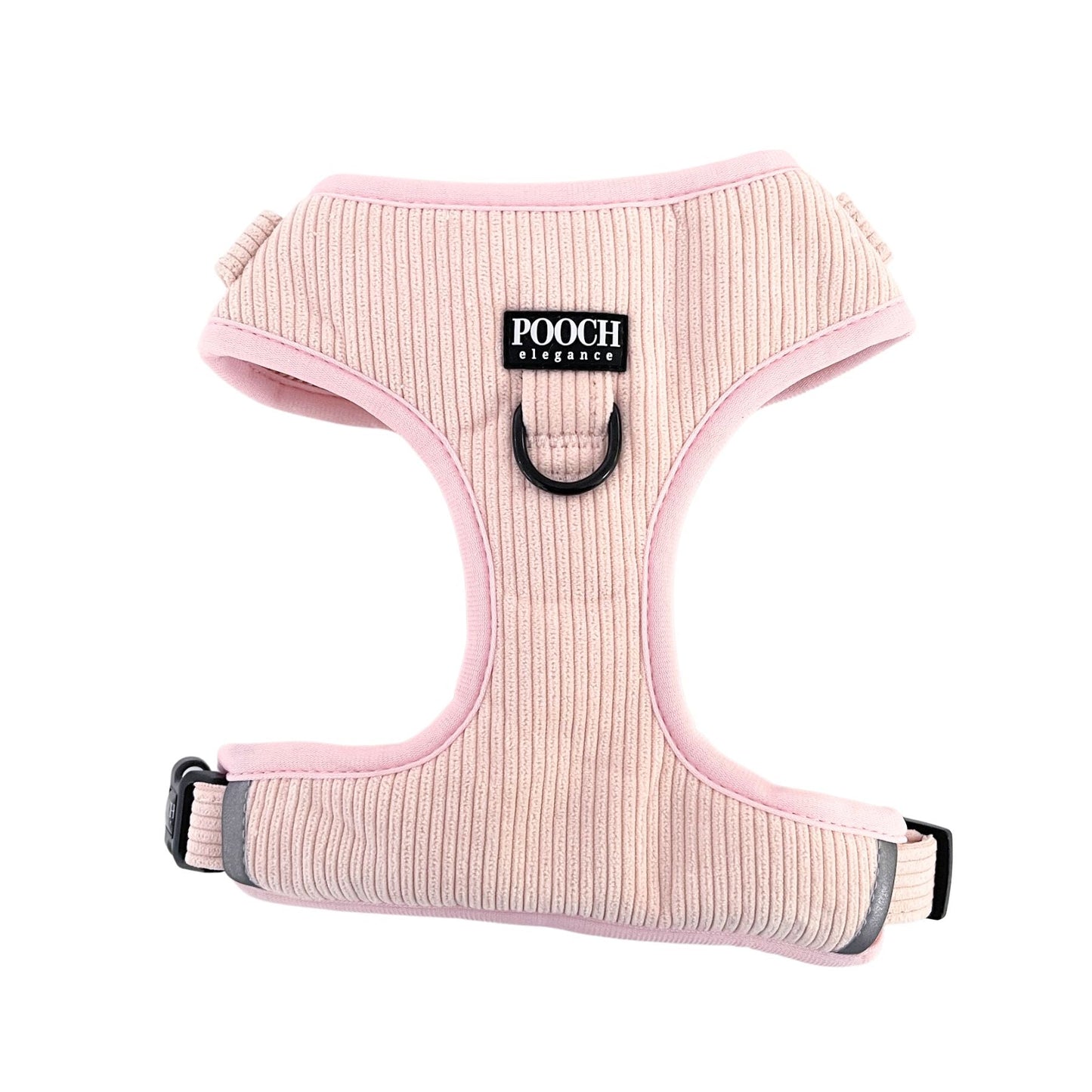 Corduroy Adjustable Harness - Powdered Pink - Pooch Luxury