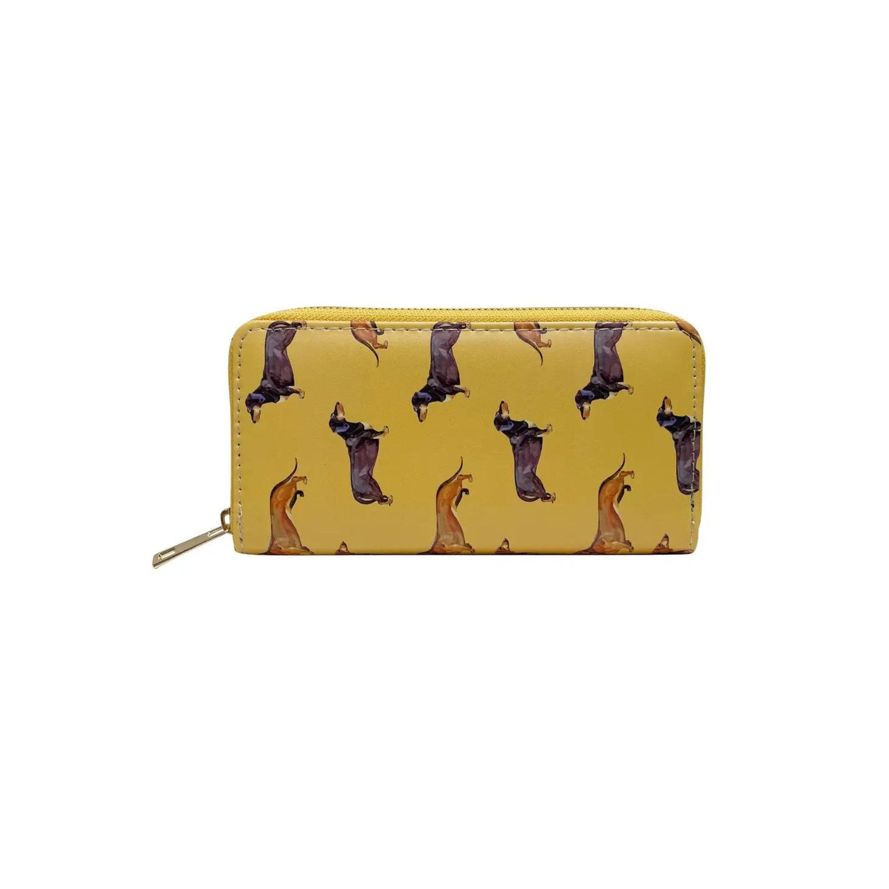 Dachshund Sausage Dog Purse Collection - Mustard - Pooch Luxury