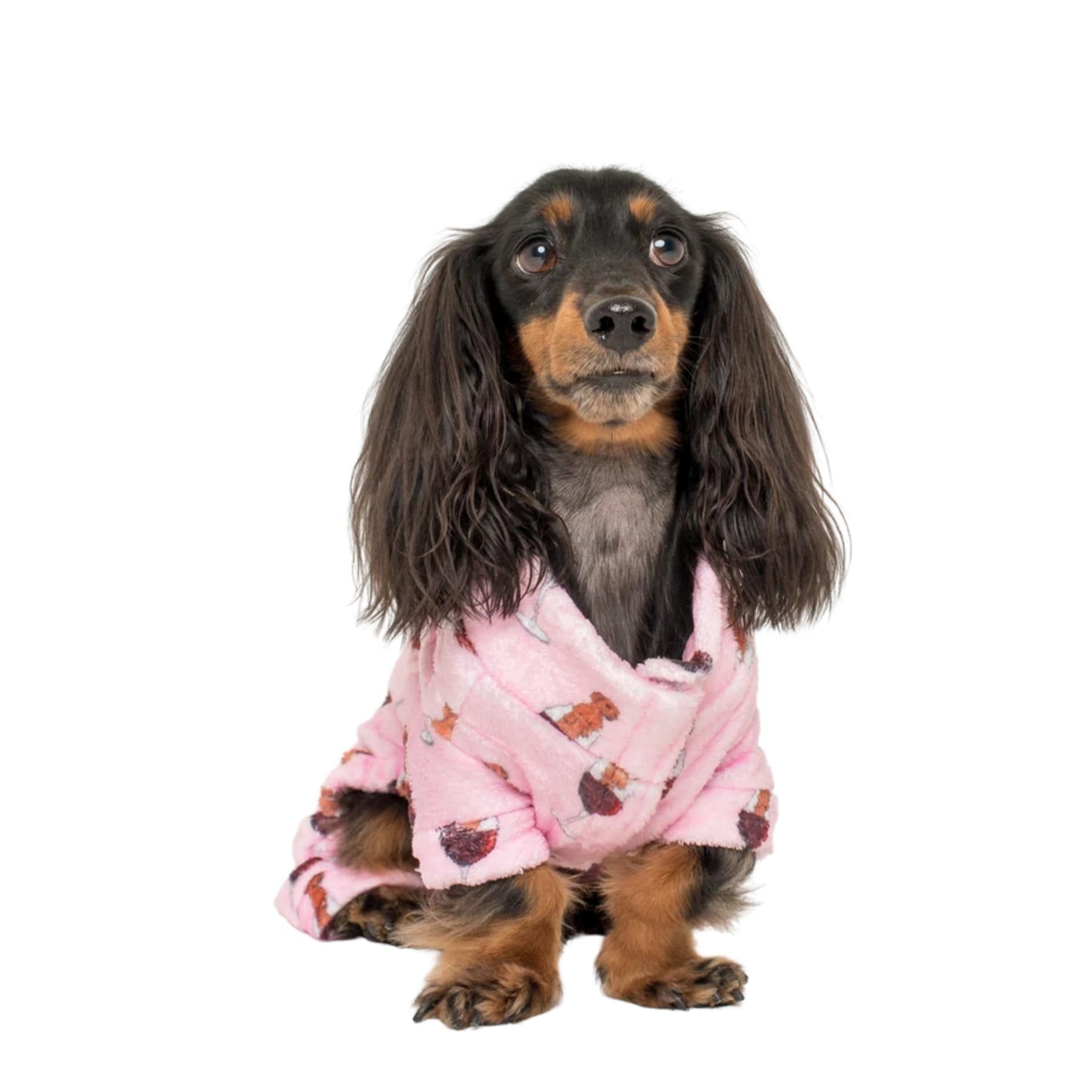 Dachshunds and Wine Onesie – Pooch Luxury1