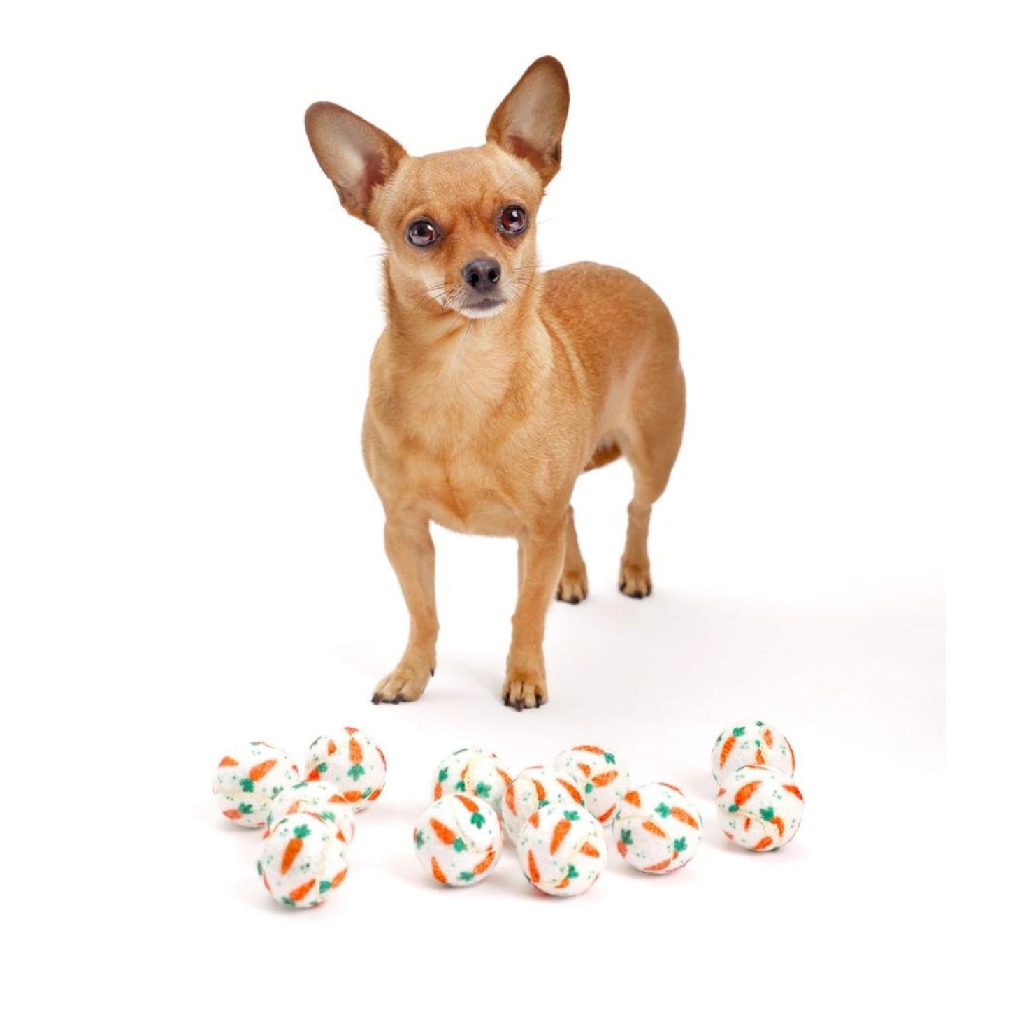 Easter Carrot Dog Tennis Balls - Pooch Luxury