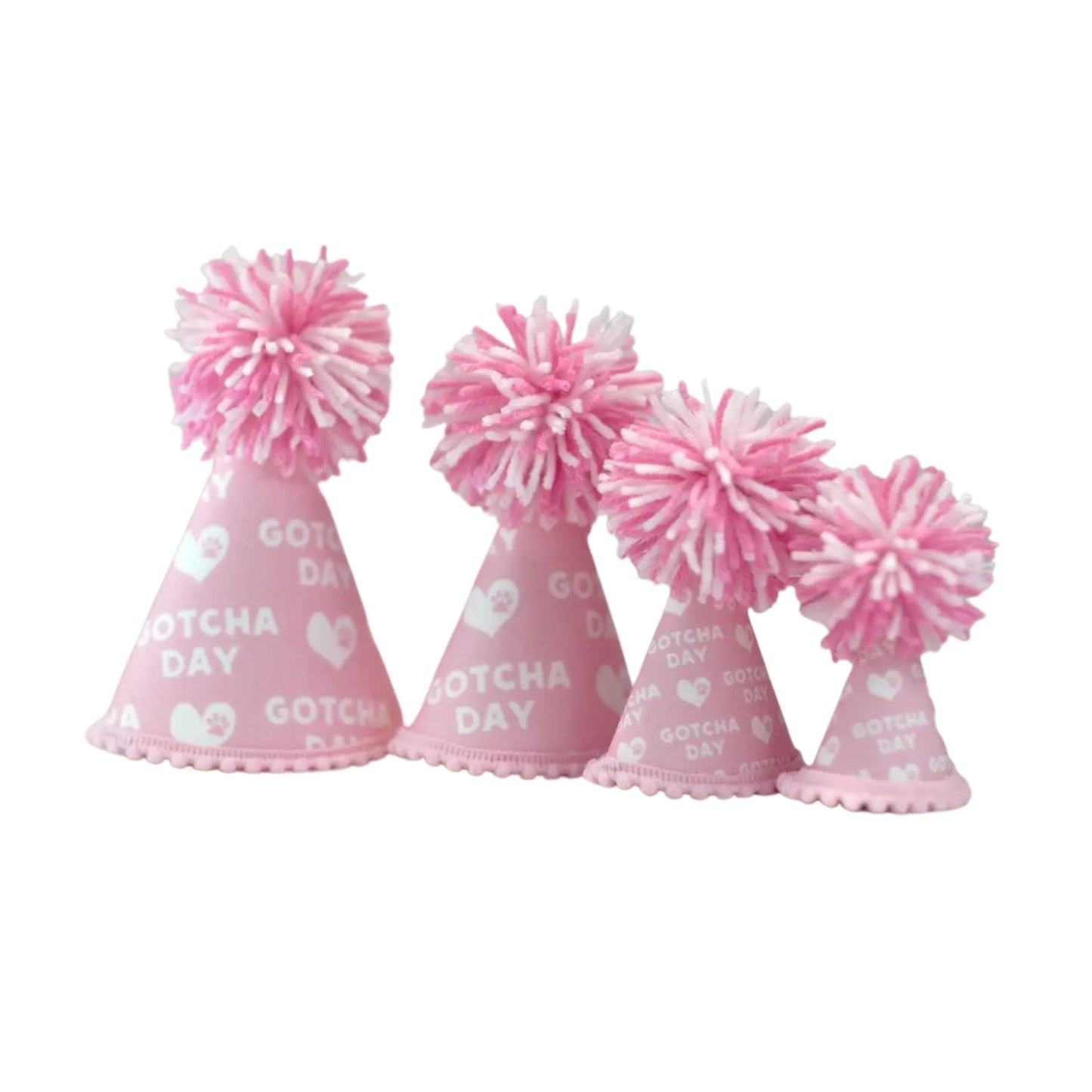 Gotcha Day Pink Party Hat - Pooch Luxury