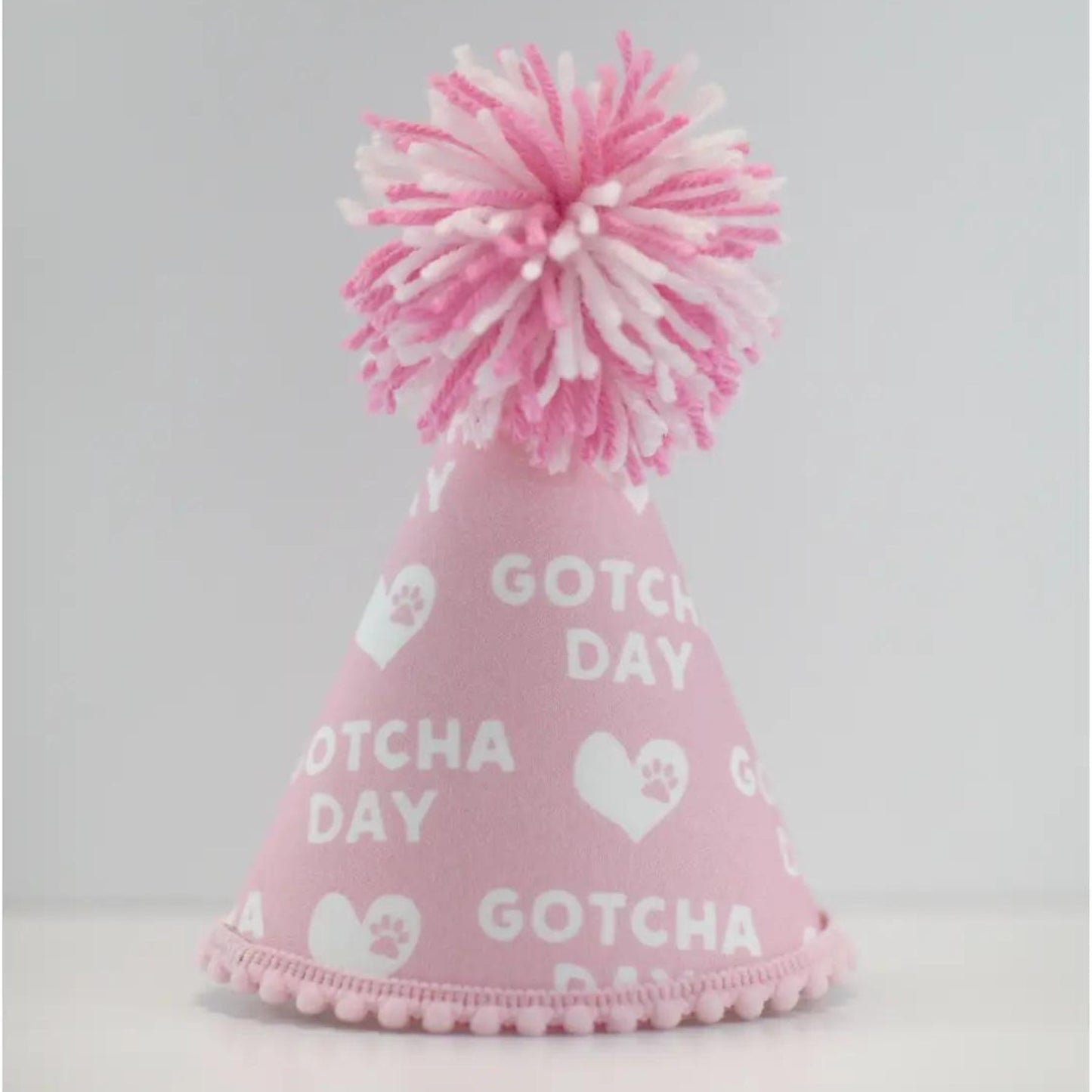 Gotcha Day Pink Party Hat - Pooch Luxury