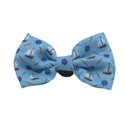 Little Boats Bow Tie - Pooch Luxury