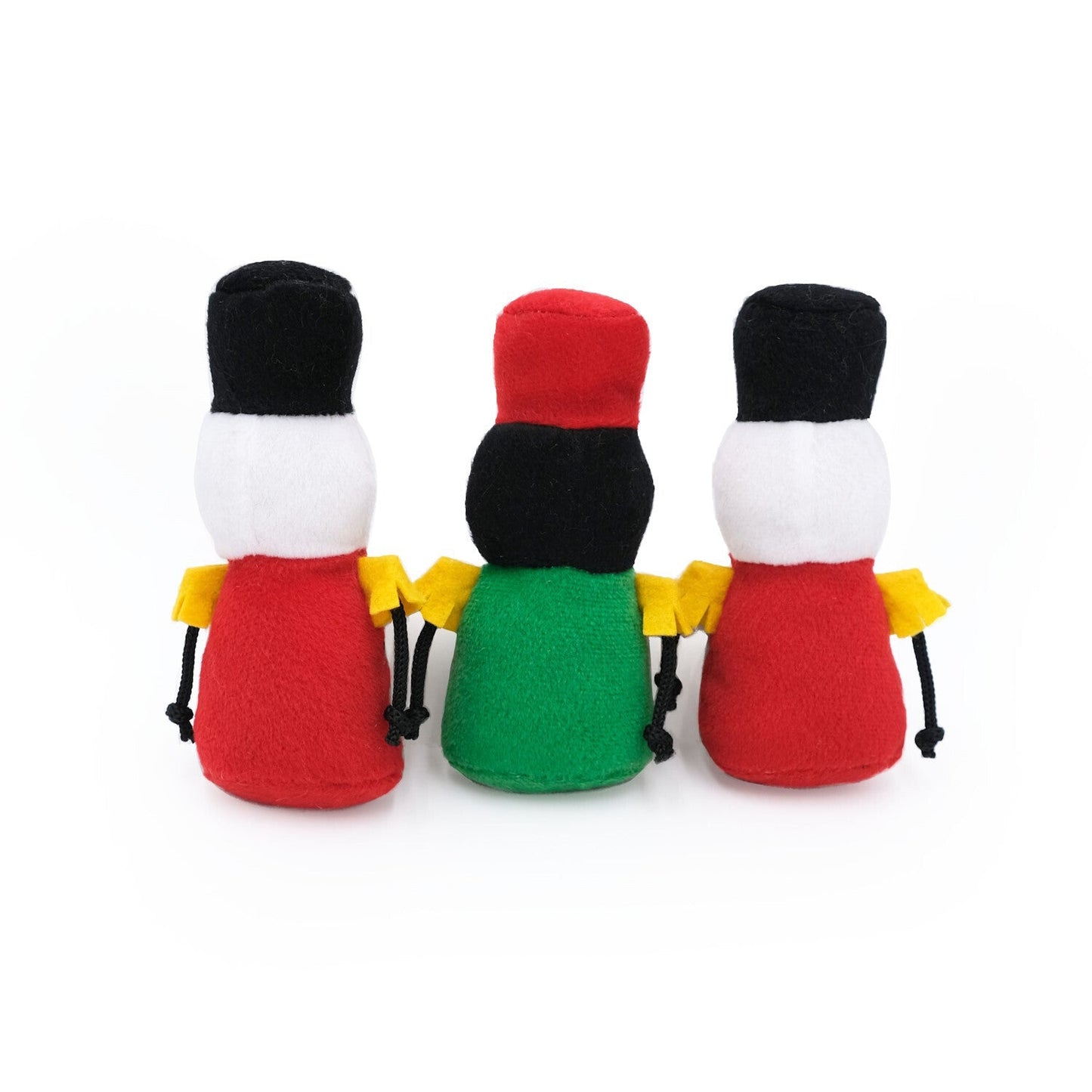 Miniz Plush Squeaker Dog Toys - Nutcracker 3-Pack - Pooch Luxury