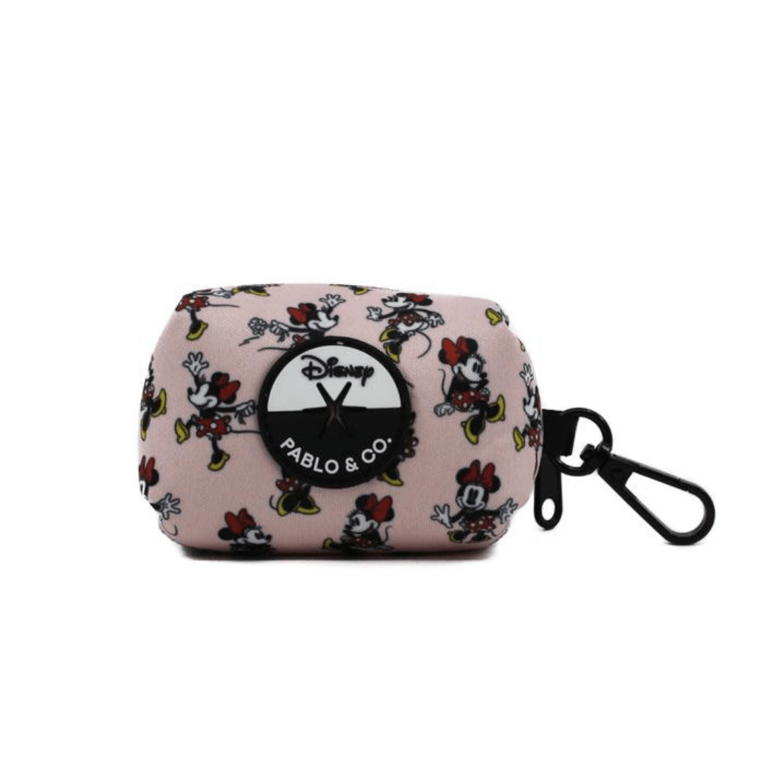 Minnie Mouse & Flowers Poop Bag Holder - Pooch Luxury