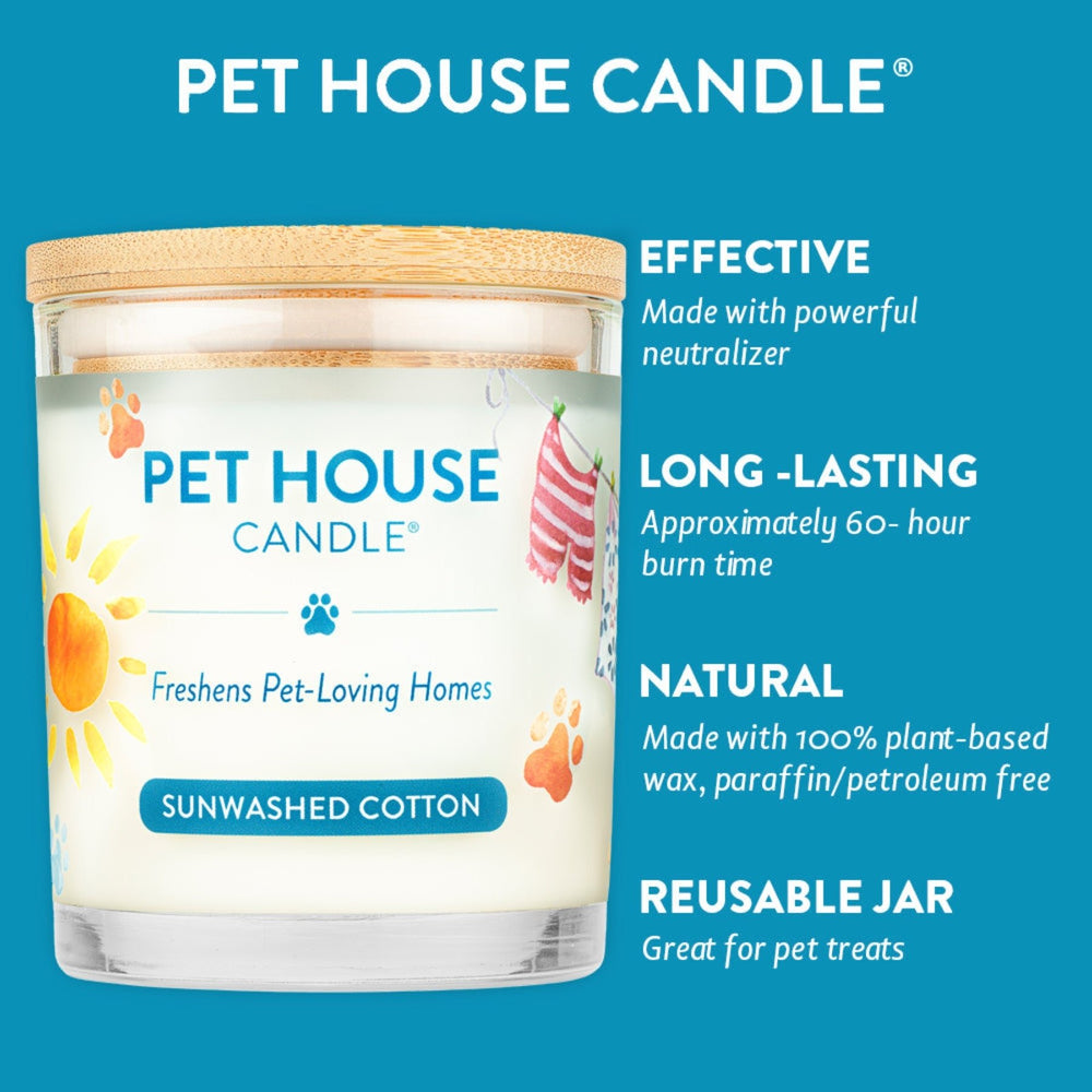 
                  
                    One Fur All Pet House Candle - Sunwashed Cotton - Pooch Luxury
                  
                