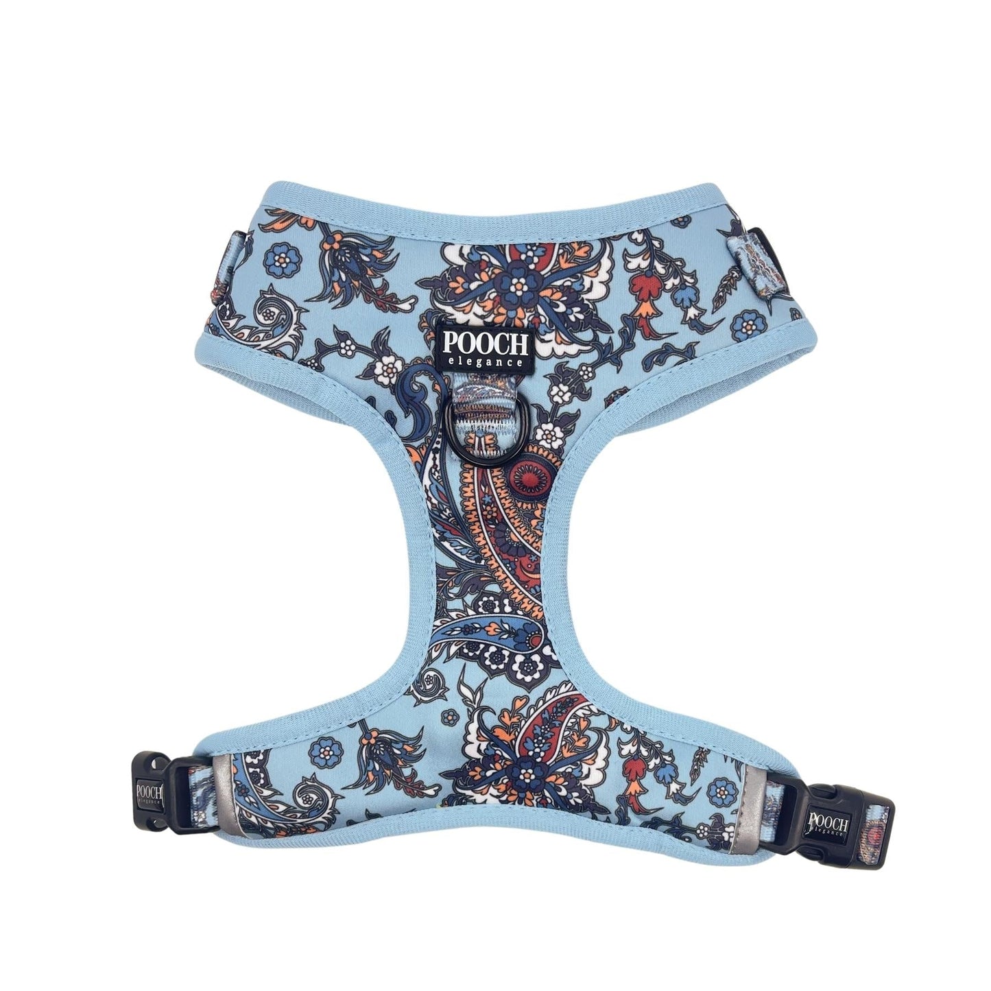 Paisley Blues Adjustable Harness - Pooch Luxury