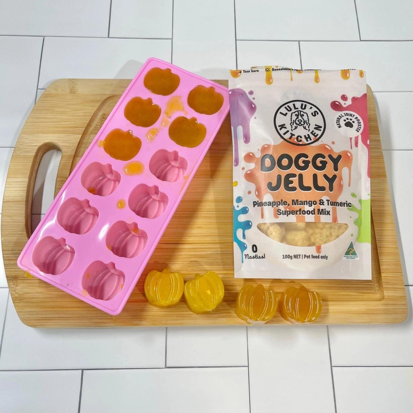 Pineapple, Mango & Turmeric Superfood Jelly - Pooch Luxury