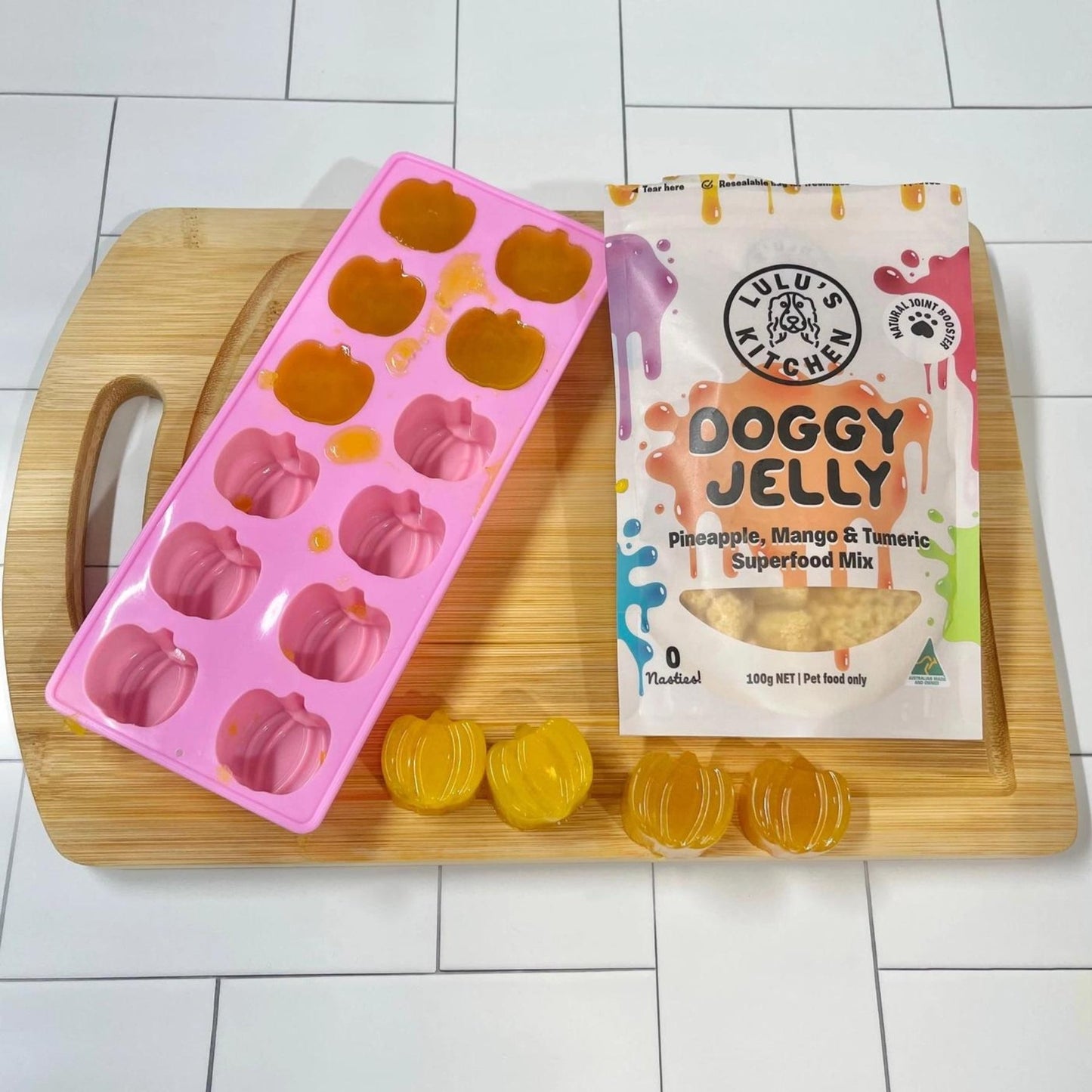 
                  
                    Pineapple, Mango & Turmeric Superfood Jelly - Pooch Luxury
                  
                