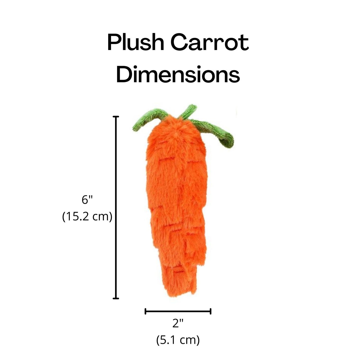 Plush Carrot Easter Dog Toy - Pack of 2 - Pooch Luxury