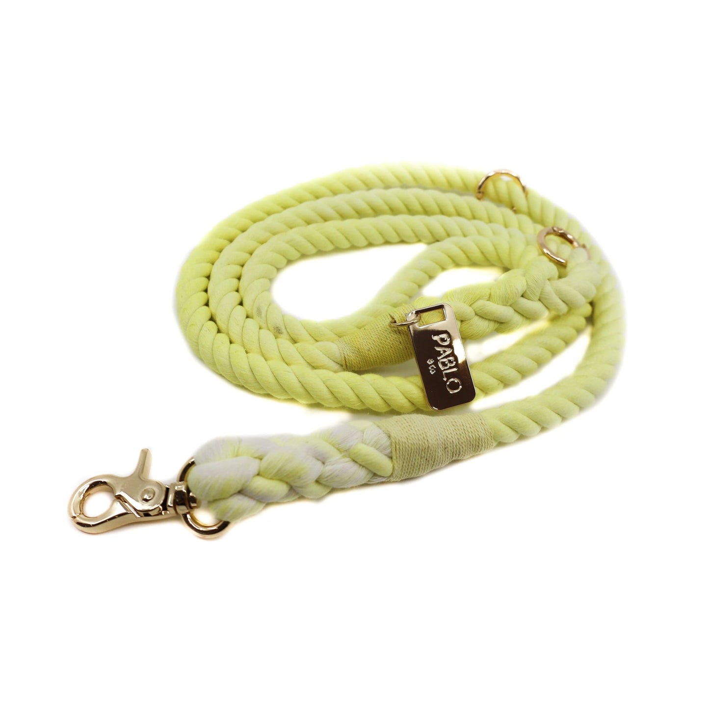 Rope Leash - Lemon Popsicle - Pooch Luxury