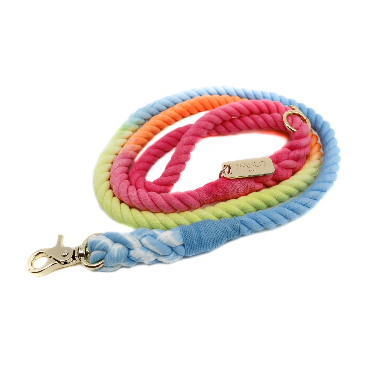 Rope Leash - Summer Swirls - Pooch Luxury