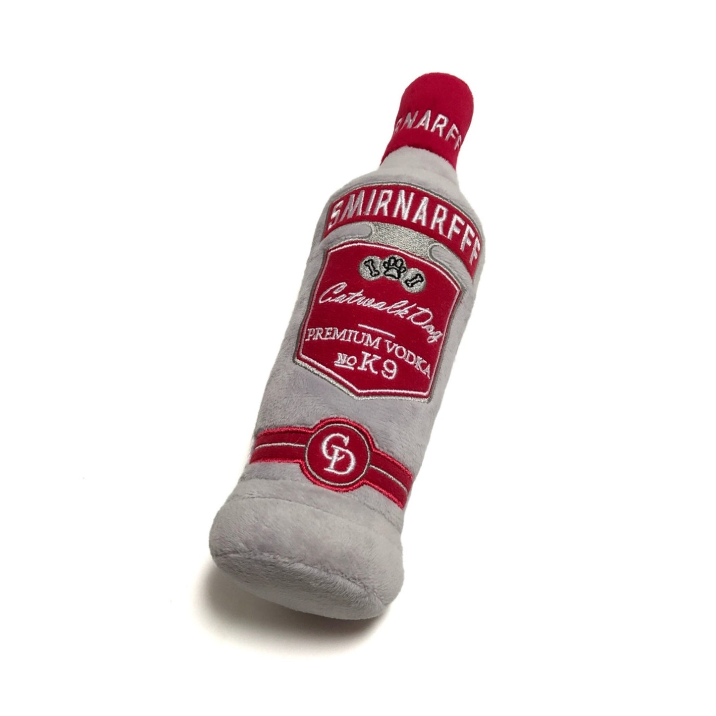 Smirnarff Vodka Bottle Plush Dog Toy - Pooch Luxury