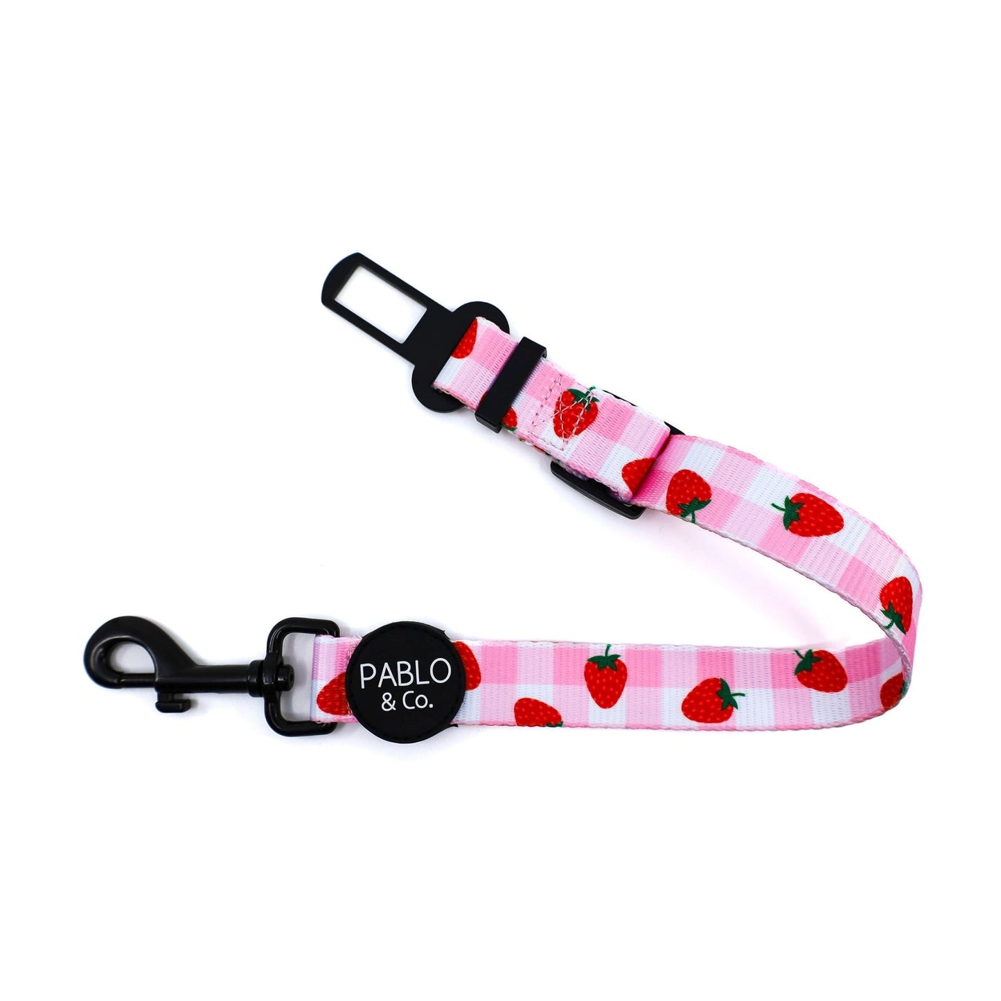 Strawberry Fields Adjustable Car Restraint - Pooch Luxury