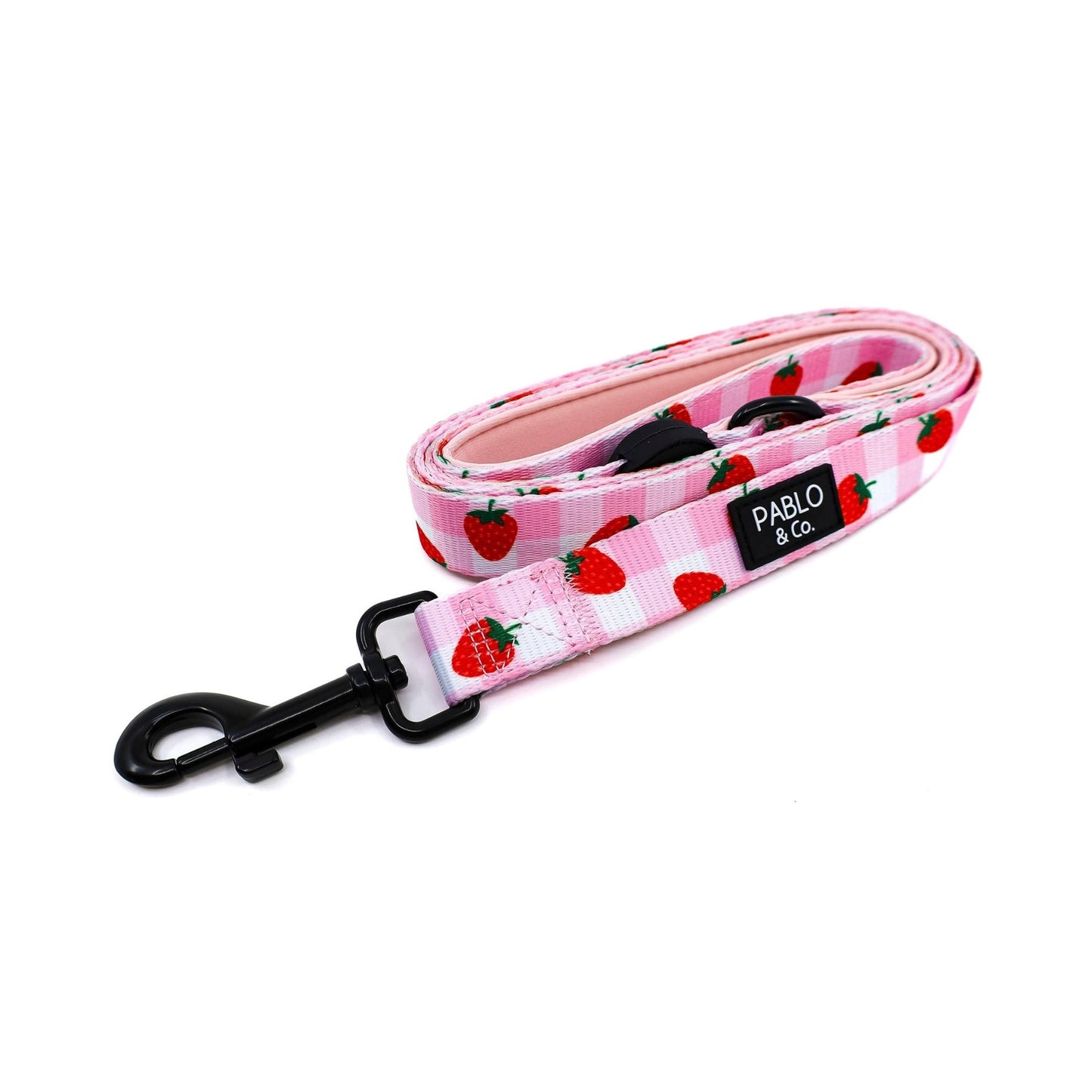 Strawberry Fields Dog Leash - Pooch Luxury