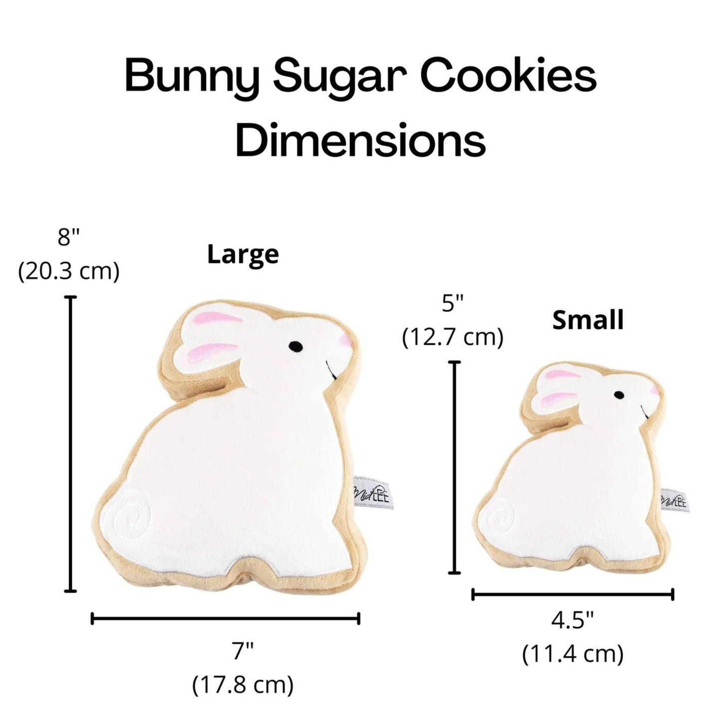 Sugar Cookie Easter Bunny Dog Toy - Pooch Luxury