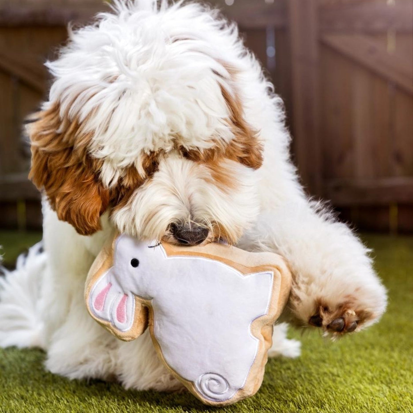 Sugar Cookie Easter Bunny Dog Toy - Pooch Luxury