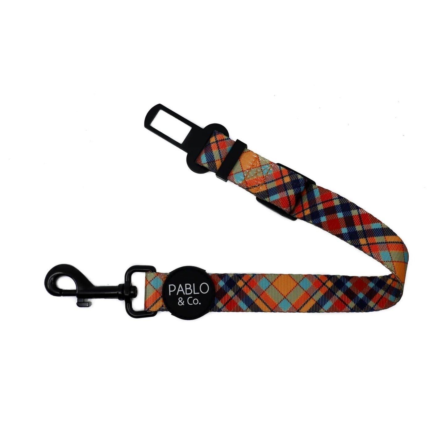 Tartan Adjustable Car Restraint - Pooch Luxury