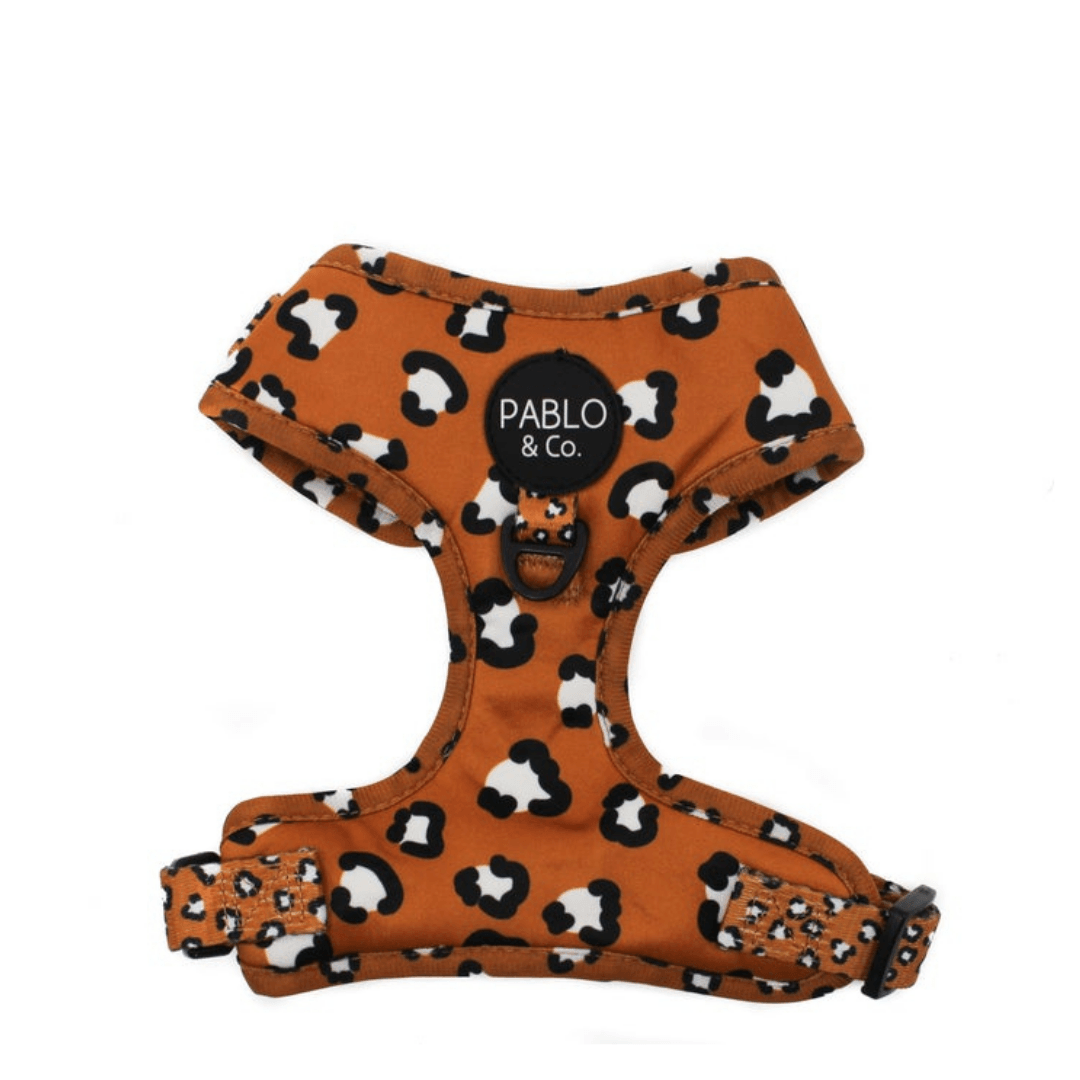 That Leopard Print Adjustable Harness - Pooch Luxury