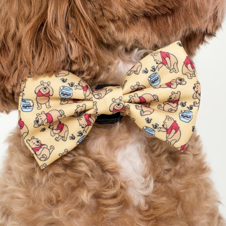 Winnie The Pooh & Bee's Bow Tie - Pooch Luxury
