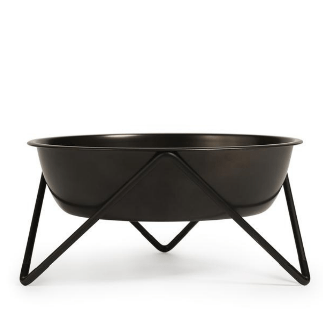 Black dog top bowls