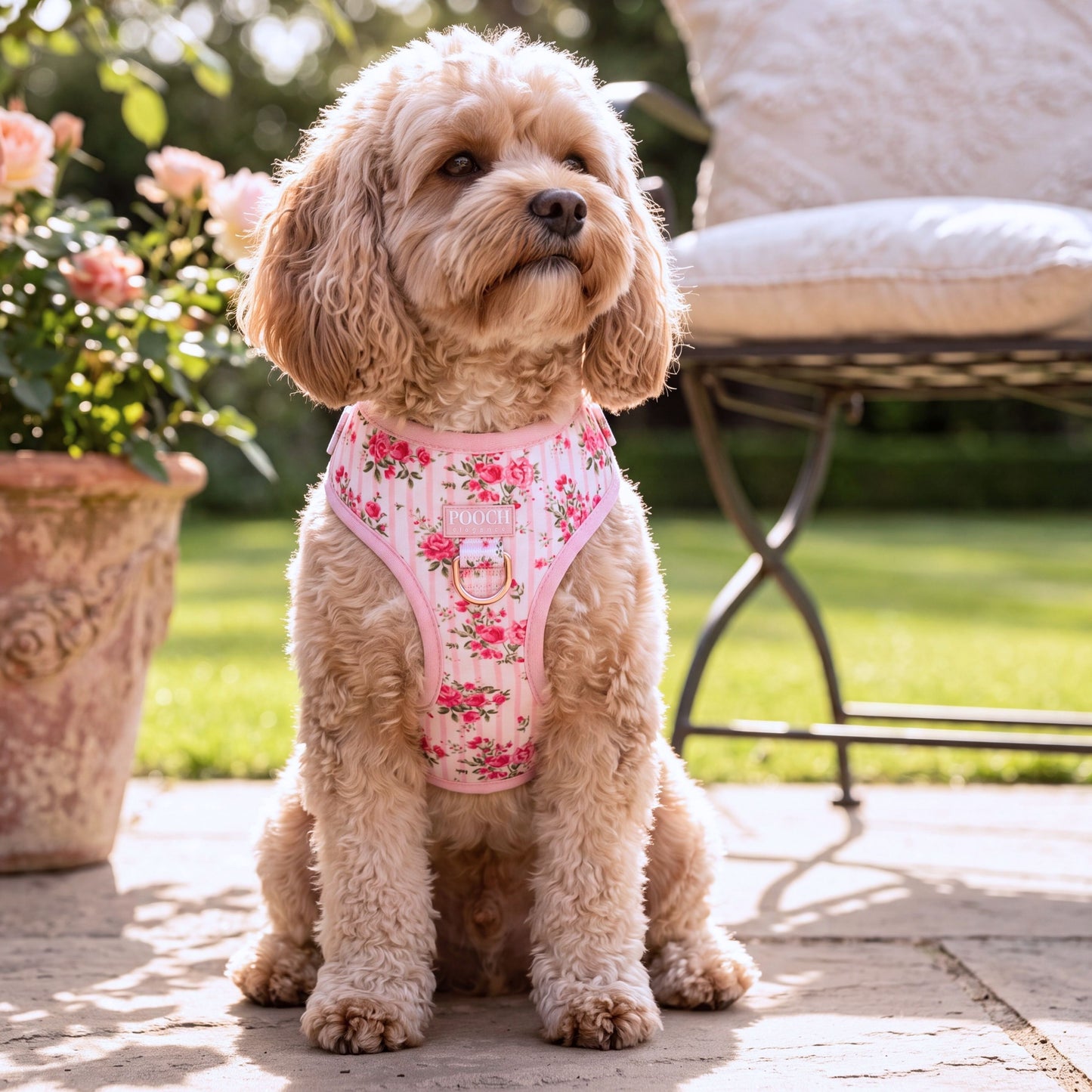 Pretty In Petals Adjustable Dog Harness