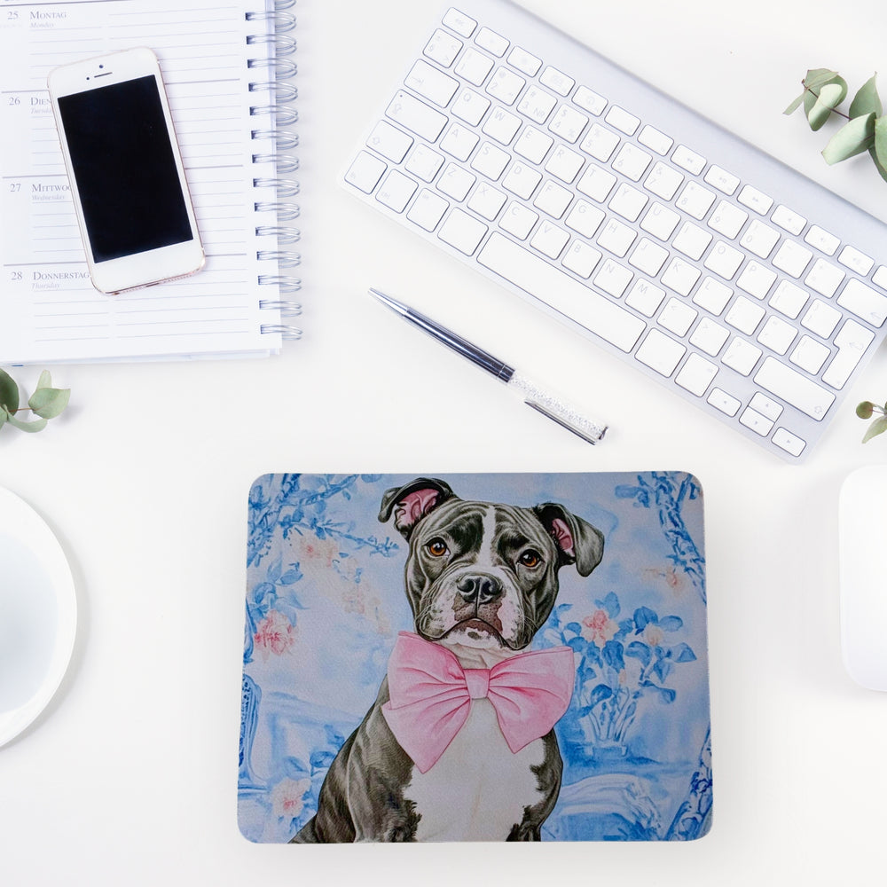 Mouse Pad - Bow Tie Staffy